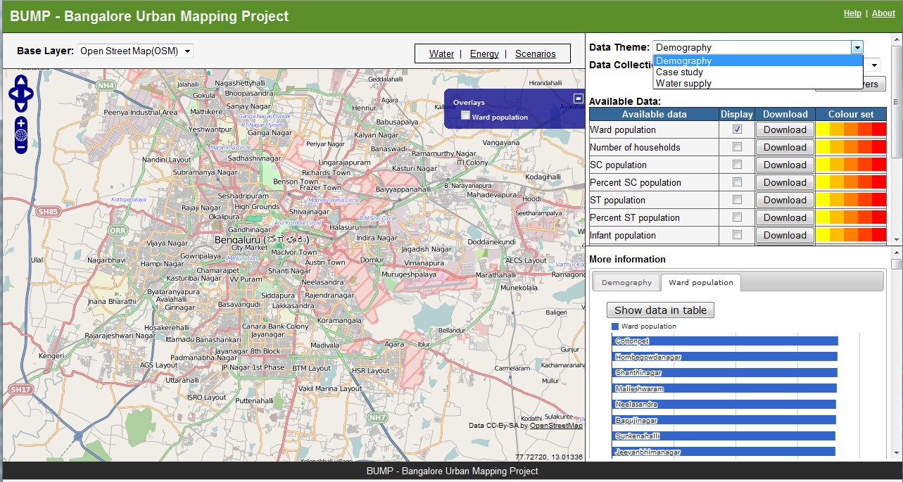 Selecting Map Overlays